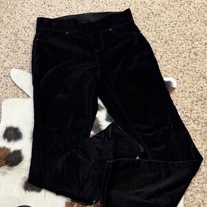 Black Velvet Pants